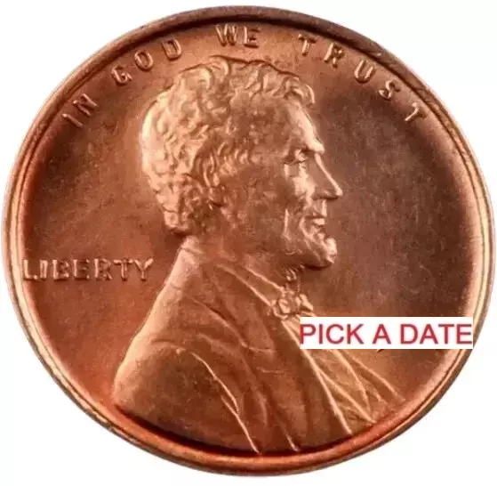 Lincoln Wheat Cent - Gem BU Red