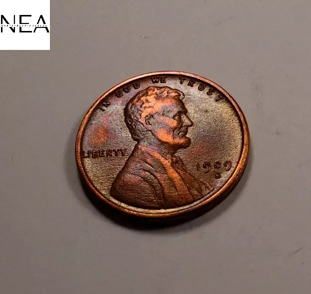 1909-S Lincoln Wheat Penny Cent ~ Choice BU++ (toned)