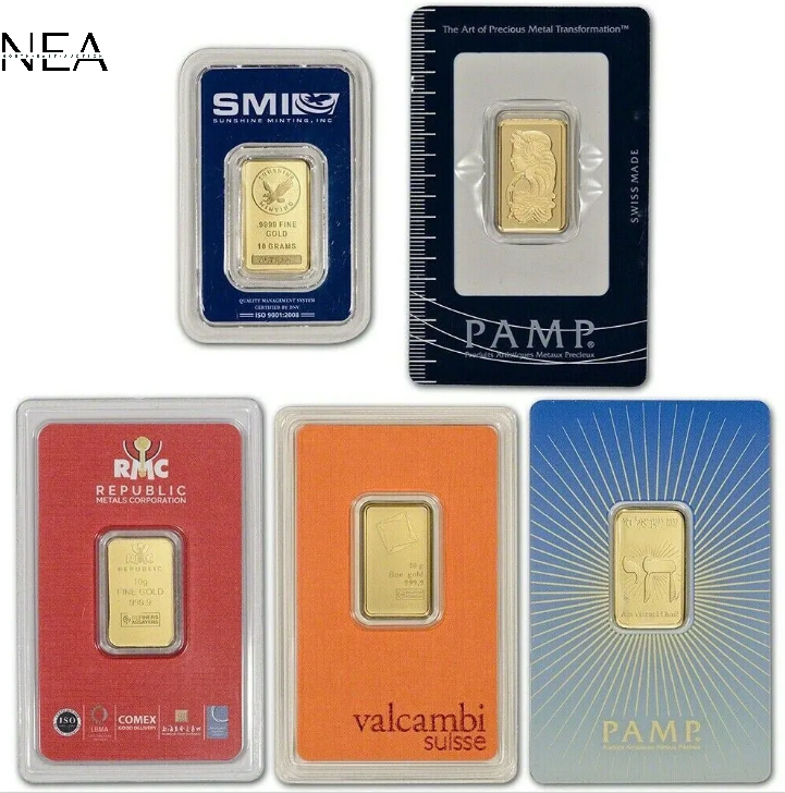 10 Gram Gold Bar In Sealed Assay .9999 Fine Gold