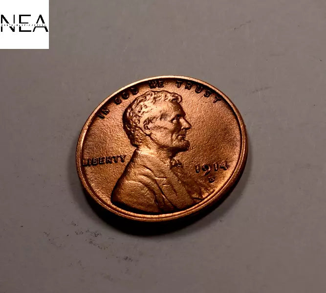 1914-D Lincoln Wheat Cent - Gem BU Red
