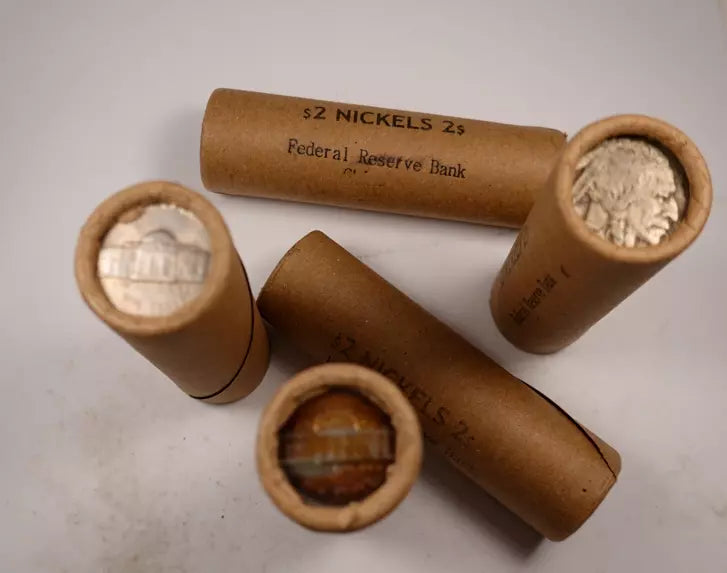 Sealed Buffalo/Jefferson Nickel Roll - Federal Reserve Bank - ALL PRE 1960