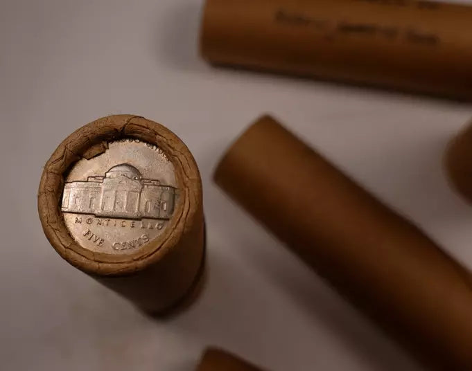 Sealed Buffalo/Jefferson Nickel Roll - Federal Reserve Bank - ALL PRE 1960