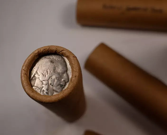 Sealed Buffalo/Jefferson Nickel Roll - Federal Reserve Bank - ALL PRE 1960