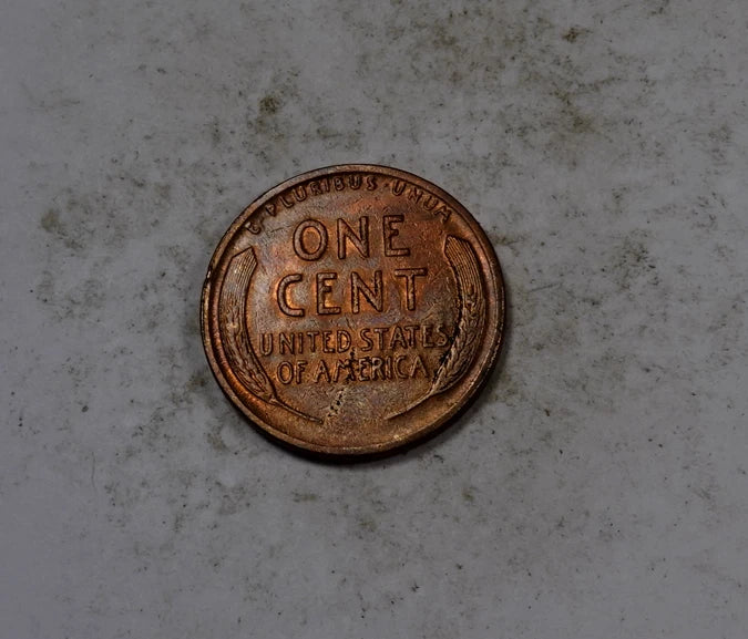 1922 NO D Lincoln Wheat Cent Penny (strong rev) ~ AU/Uncirculated Red/BN