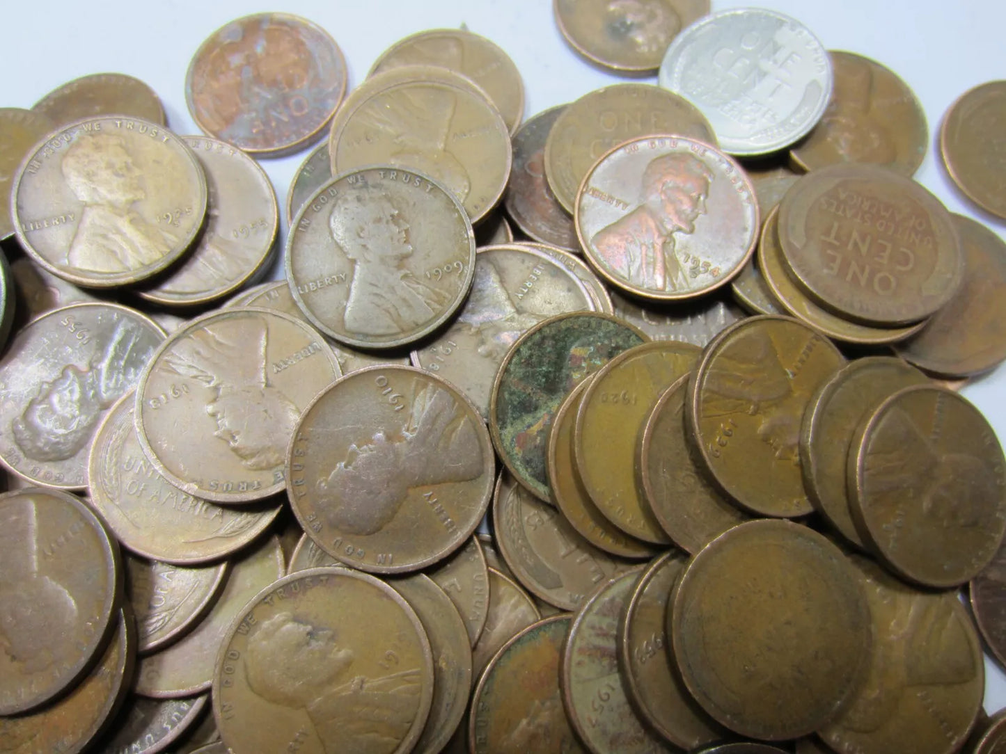 Lincoln Wheat Cent SEALED 25C Roll ~ Half Roll ~ Federal Reserve Bank Chicago