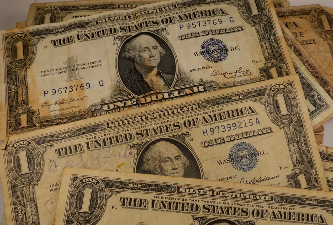 1935/1957 One Dollar Bill/Note $1 - Average Circulated - Silver Certificate