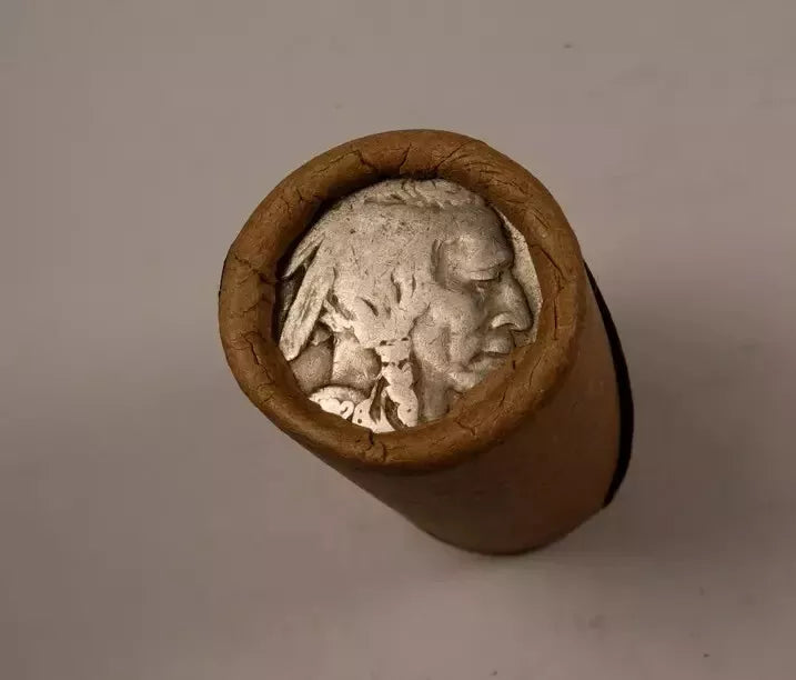 Sealed Buffalo Nickel Half Roll - Federal Reserve Denver