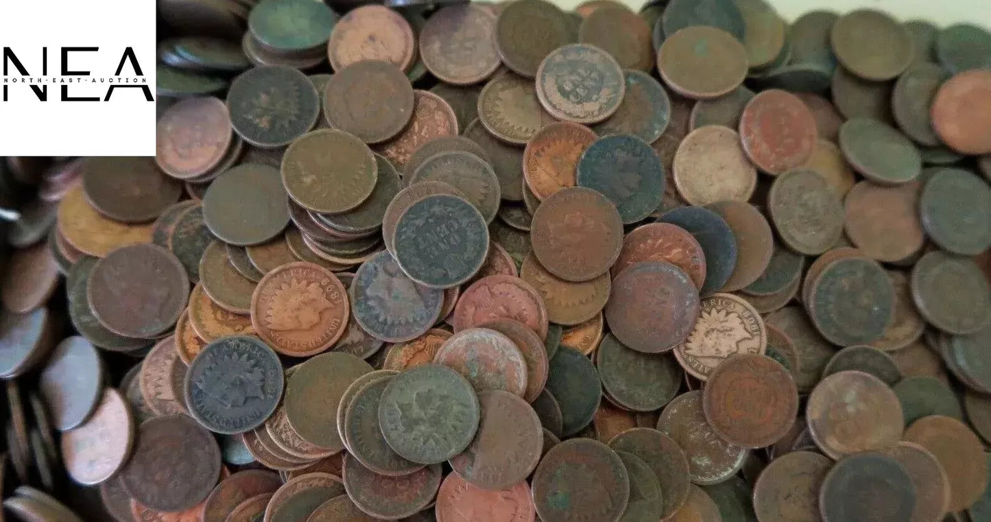 Mixed Indian Head Cents - Avg. Circulated