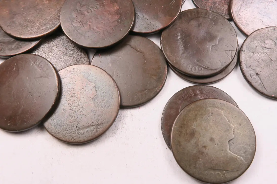 1797-1807 Draped Bust Large Cent - AG/Good - With Date