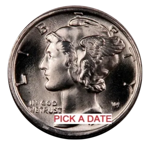 Mercury Dime - Gem BU