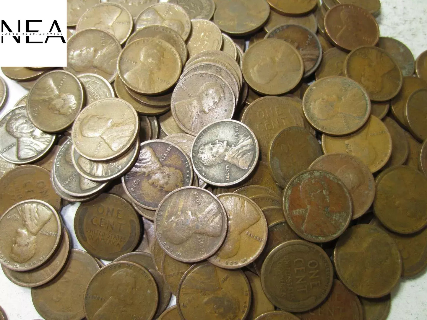 *5,550 Teen Lincoln Wheat Cents - Avg. Circulated