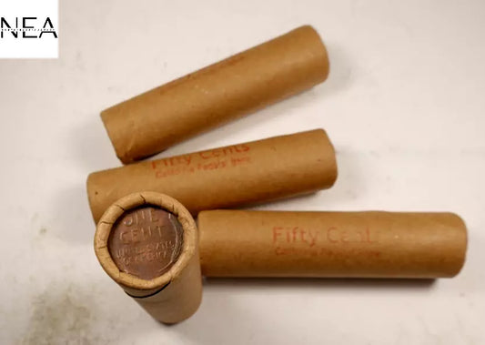 Lincoln Wheat Cent SEALED 50C Roll ~ California Federal Bank
