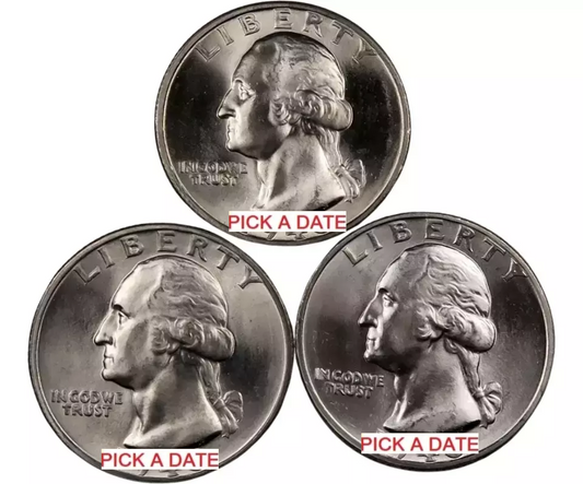 Washington Quarter Set - Gem BU