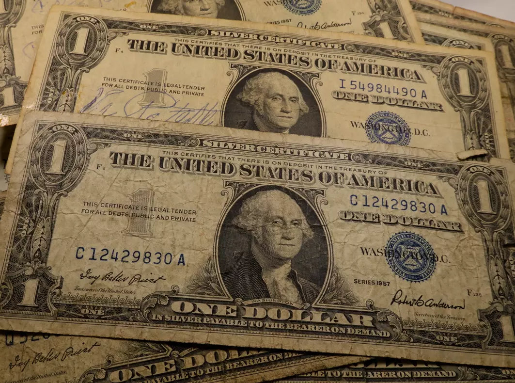 1935/1957 One Dollar Bill/Note $1 - Average Circulated - Silver Certificate