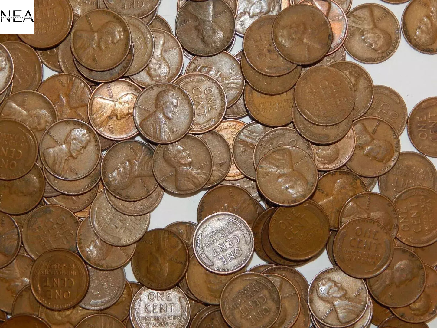 1931 Lincoln Wheat Cent Roll - Fine-Very Fine+
