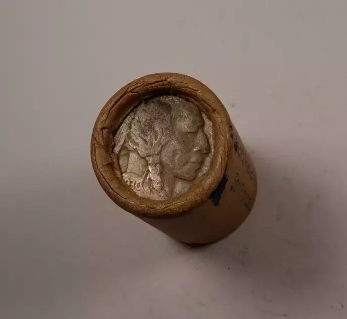 Sealed Buffalo Nickel Half Roll - The Manhattan Company