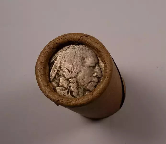 Sealed Buffalo Nickel Half Roll - The Manhattan Company