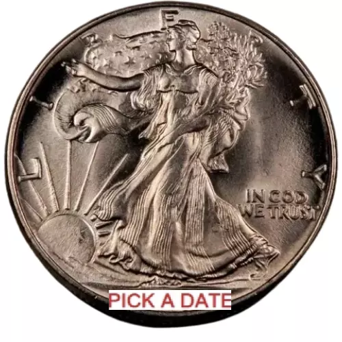 Walking Liberty Half Dollar - Gem BU