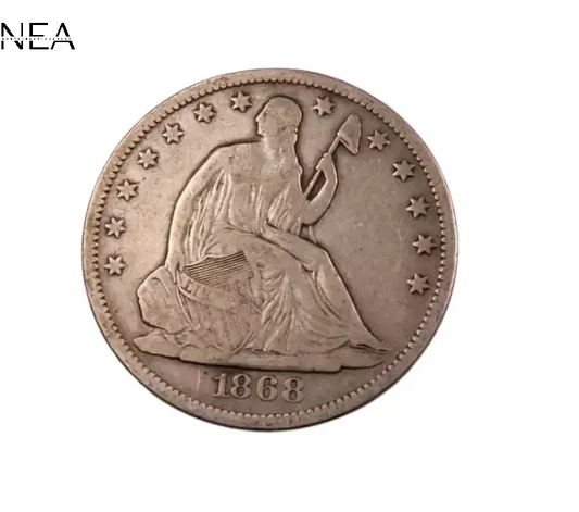 1868-S Seated Liberty Half Dollar - Very Fine