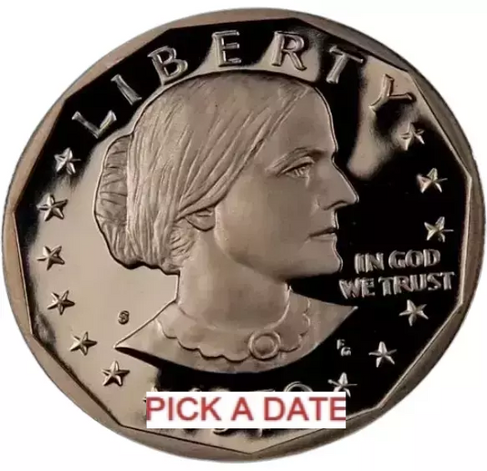 Susan B Anthony Dollar - Gem Proof