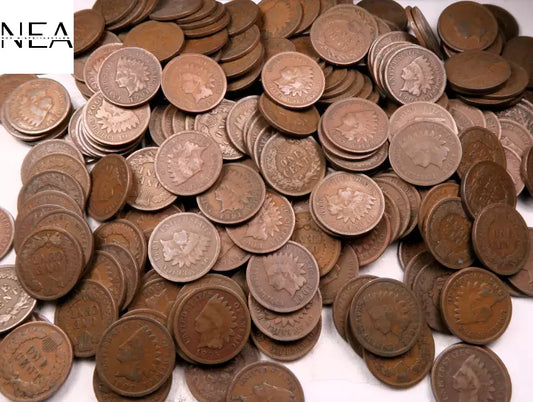 Mixed Indian Head Cents - Good/VG+