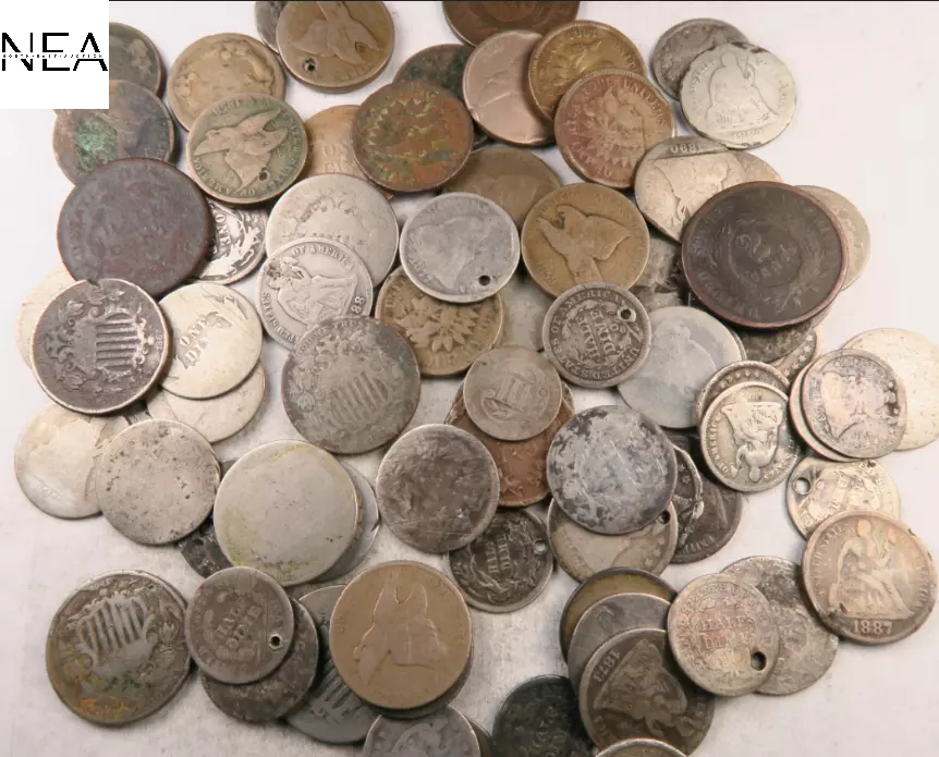 1790's-1890's Odd Type US Coin Lot - Low Grade & W/Dates - 3 Coin Set