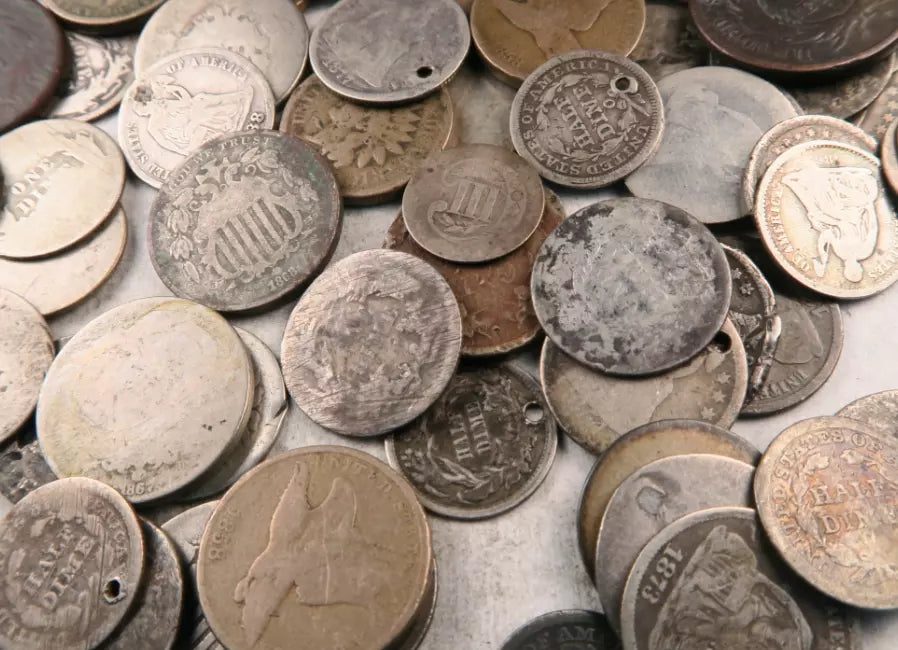 1790's-1890's Odd Type US Coin Lot - Low Grade & W/Dates - 3 Coin Set