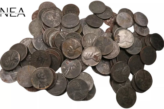 1943 Steel Lincoln Wheat Cents - Avg. Circulated