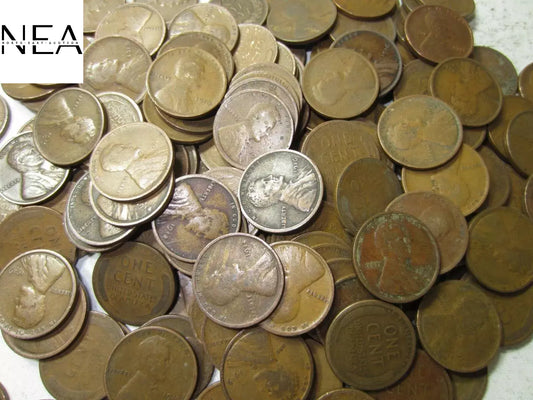 Teen Lincoln Wheat Cents - Avg. Circulated